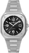 Bell & Ross Miesten kello BR05A-BL-ST-SST Br 05 Musta/Teräs