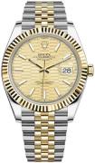 Rolex Miesten kello 126333-0022 Datejust 41 Kullattu/18K keltakultaa