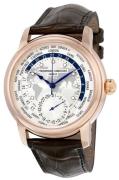 Frederique Constant Miesten kello FC-718WM4H4 Manufacture Hopea/Nahka