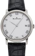 Blancpain Miesten kello 6630-1531-55B Villeret Valkoinen/Nahka Ø42 mm