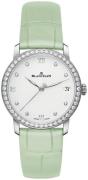 Blancpain Naisten kello 6127-4628-95 Villeret Valkoinen/Nahka Ø33.2