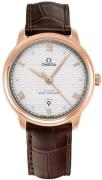 Omega Miesten kello 434.53.40.20.02.001 De Ville Prestige Hopea/Nahka