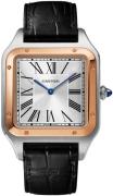 Cartier Miesten kello W2SA0017 Santos Dumont Hopea/Nahka