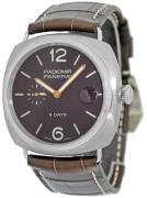 Panerai Miesten kello PAM00346 Historic Radiomir 8 Days Ruskea/Nahka