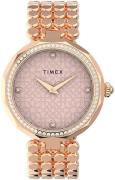 Timex Naisten kello TW2V02800 Asheville Pinkki/Punakultasävyinen