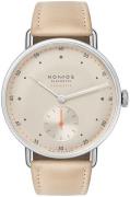 Nomos Glashütte N-1107 Metro Beige/Nahka Ø38.5 mm