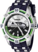 Invicta Miesten kello 42061 NFL Hopea/Teräs Ø40 mm