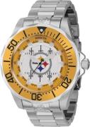 Invicta Miesten kello 42126 NFL Hopea/Teräs Ø47 mm