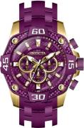 Invicta Miesten kello 40634 Pro Diver Violetti/Teräs Ø52 mm