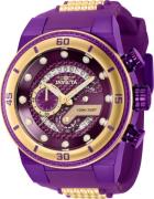 Invicta Miesten kello 40763 S1 Rally Violetti/Teräs Ø51 mm