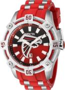 Invicta Miesten kello 43326 NFL Punainen/Teräs Ø52 mm