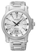 Seiko Miesten kello SUR013P1 Hopea/Teräs Ø41 mm