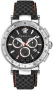 Versace Miesten kello VFG040013 Mystique Sport Musta/Nahka Ø46 mm