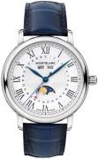 Montblanc Miesten kello 128676 Star Legacy Valkoinen/Nahka Ø42 mm