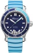 Chopard Naisten kello 278587-3001 Happy Ocean Sininen/Kumi Ø40 mm