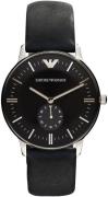 Emporio Armani Miesten kello AR0382 Classic Musta/Nahka