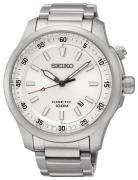 Seiko Miesten kello SKA683P1 Kinetic Hopea/Teräs Ø44 mm