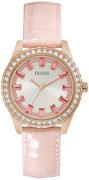 Guess Naisten kello GW0032L2 Sparkling Pink Hopea/Nahka Ø36 mm