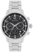 Nautica Miesten kello NAI18510G Chronograph Musta/Teräs Ø44 mm