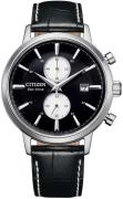 Citizen Miesten kello CA7061-18E Classic Musta/Nahka Ø42 mm