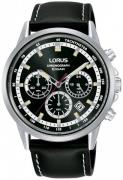 Lorus Miesten kello RT301KX9 Sport Musta/Nahka Ø42 mm