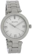 Bulova Naisten kello 96P151 Diamond Hopea/Teräs Ø34 mm