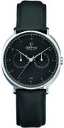 Obaku Miesten kello V193GMCBRB Classic Musta/Nahka Ø40 mm