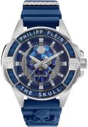 Philipp Plein Miesten kello PWAAA1722 The Skull Sininen/Kumi Ø44 mm