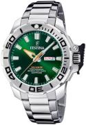 Festina Miesten kello F20665-2 The Original Diver Vihreä/Teräs