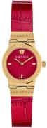 Versace Naisten kello VEZ100621 Greca Logo Mini Punainen/Nahka Ø28 mm