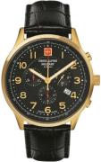 Swiss Alpine Military Miesten kello 7084.9517 Classic Musta/Nahka