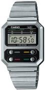 Casio Miesten kello A-100WE-1ADF Classic LCD/Teräs Ø33 mm