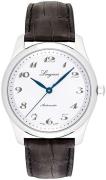 Longines Miesten kello L2.793.4.73.2 Master Collection Hopea/Nahka