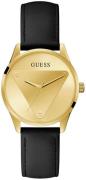 Guess Naisten kello GW0399L3 Emblem Kullattu/Nahka Ø40 mm