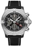 Breitling Miesten kello A24315101B1X2 Avenger Musta/Nahka Ø45 mm