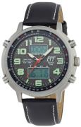 ETT Eco Tech Time Miesten kello EGS-11301-22L Hunter II Harmaa/Nahka