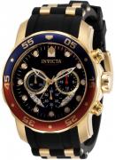 Invicta Miesten kello 31293 Pro Diver Musta/Kullansävytetty teräs