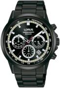 Lorus Miesten kello RT399JX9 Sports Musta/Teräs Ø42 mm