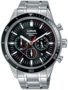 Lorus Miesten kello RT399GX9 Sports Musta/Teräs Ø45 mm