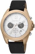 Esprit Miesten kello ES1G159L0035 Classic Hopea/Nahka Ø45 mm