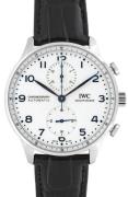 IWC Miesten kello IW371602 Portuguese Valkoinen/Nahka Ø41 mm