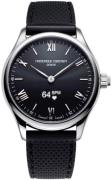 Frederique Constant Miesten kello FC-287B5B6 Vitality Musta/Kumi Ø42