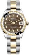 Rolex Naisten kello 278343RBR-0023 Datejust 31 Musta/18K keltakultaa