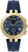 Versus by Versace Miesten kello VSP763018 Logo Gent Sininen/Nahka