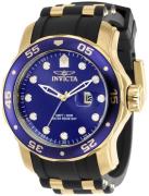 Invicta Miesten kello 39098 Pro Diver Sininen/Kullansävytetty teräs