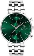 Gant Miesten kello G121018 Park Hill Vihreä/Teräs Ø44 mm