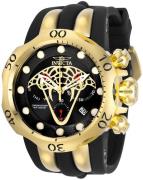 Invicta Miesten kello 28387 Venom Musta/Kumi Ø53.7 mm