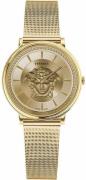 Versace Naisten kello VE8102219 V Circle Kulta/Kullansävytetty