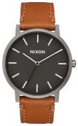 Nixon Miesten kello A10582494-00 Musta/Nahka Ø42 mm