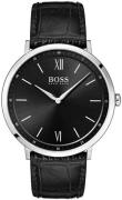 Hugo Boss Miesten kello 1513647 Musta/Nahka Ø40 mm